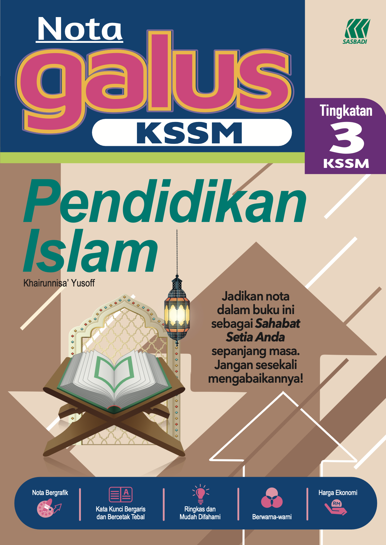 NOTA GALUS KSSM PENDIDIKAN ISLAM TING.3 (2026) Cover